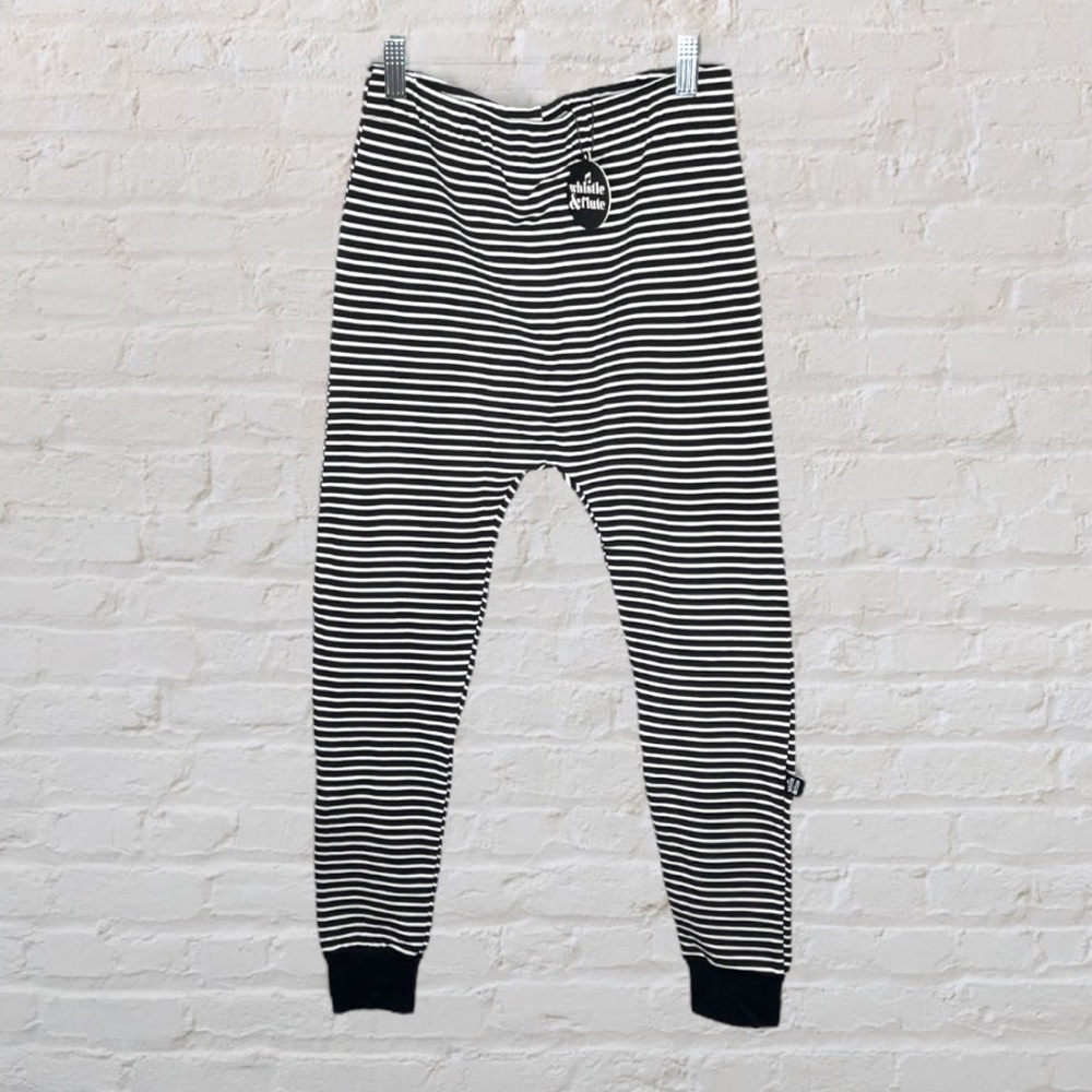 Whistle & Flute Striped Bamboo Harem Joggers
